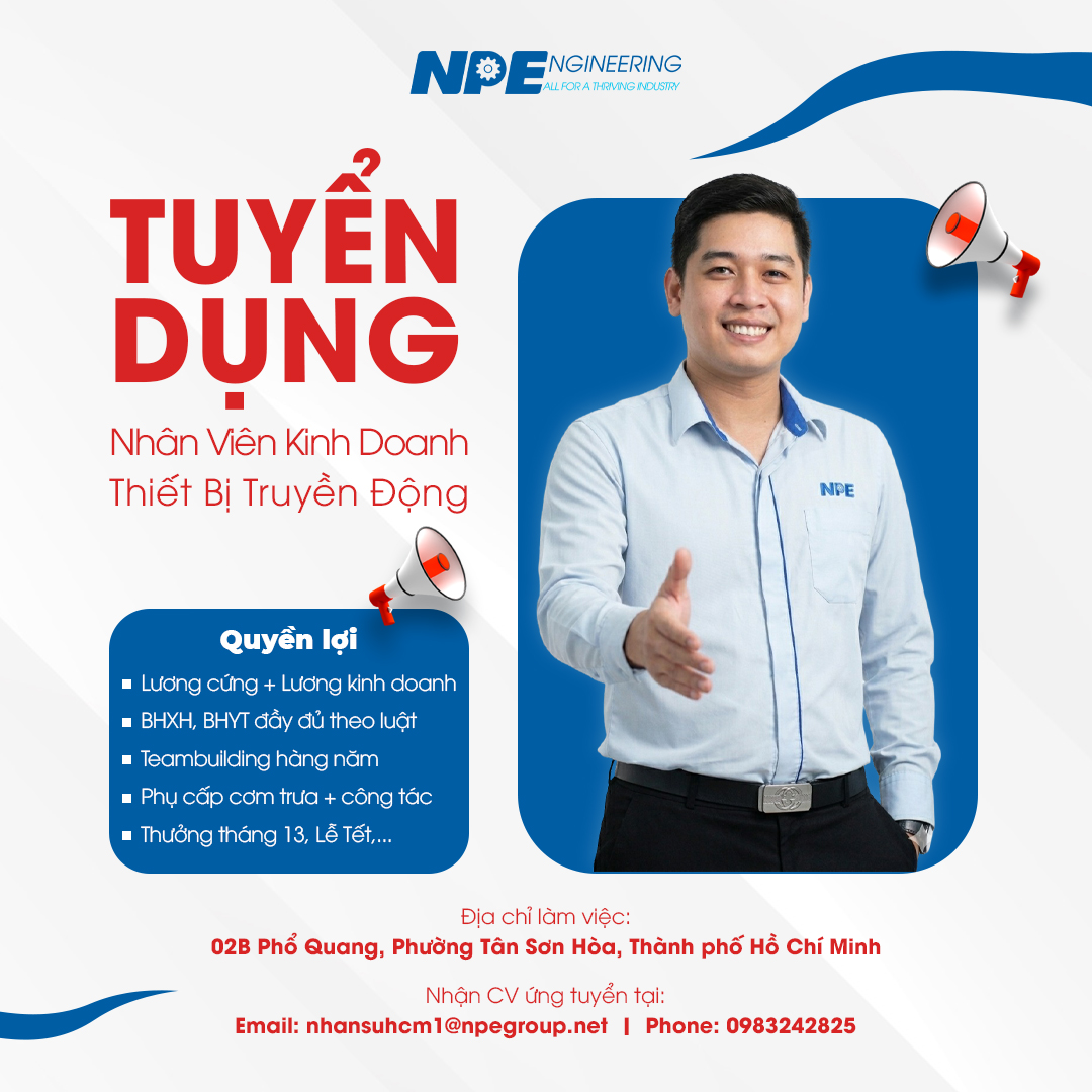 NHÂN VIÊN KINH DOANH THIẾT BỊ TRUYỀN ĐỘNG